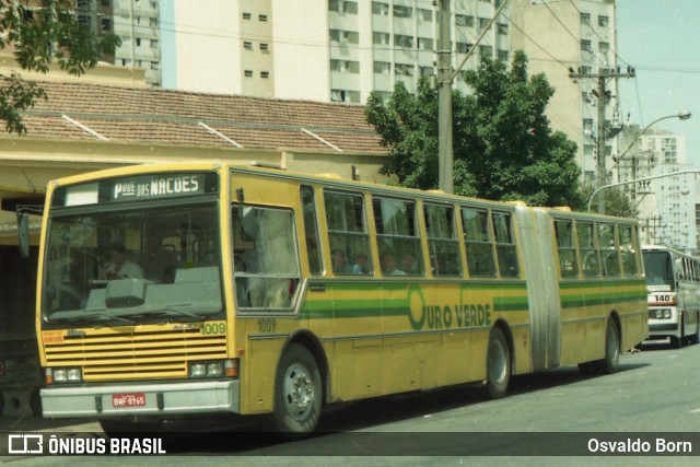 Auto Viação Ouro Verde OV-1009 na cidade de São Paulo, São Paulo, Brasil, por Osvaldo Born. ID da foto: 11280325.