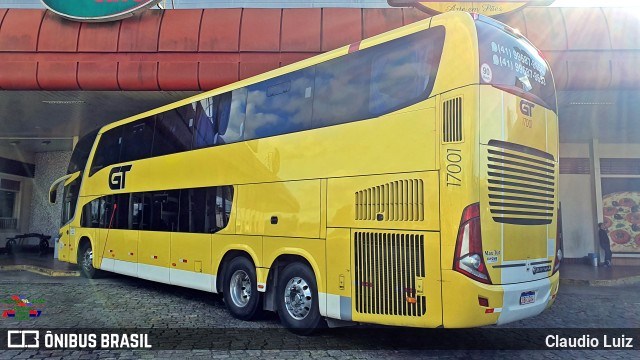 GT Transportes 17001 na cidade de Registro, São Paulo, Brasil, por Claudio Luiz. ID da foto: 11280830.