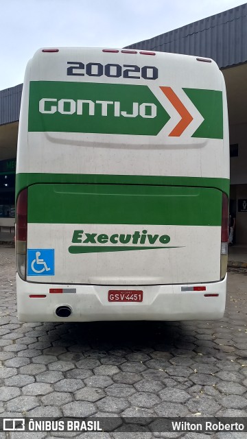 Empresa Gontijo de Transportes 20020 na cidade de Governador Valadares, Minas Gerais, Brasil, por Wilton Roberto. Número da foto: #11279341.