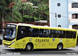 Viação Celeste 2395 na cidade de Santos Dumont, Minas Gerais, Brasil, por Isaias Ralen. ID da foto: :id.