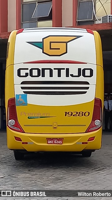 Empresa Gontijo de Transportes 19280 na cidade de Governador Valadares, Minas Gerais, Brasil, por Wilton Roberto. Número da foto: #11282800.