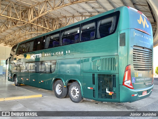 Viação Motta 18008 na cidade de Marília, São Paulo, Brasil, por Júnior Juninho. ID da foto: 11281440.