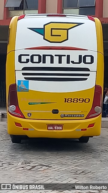 Empresa Gontijo de Transportes 18890 na cidade de Governador Valadares, Minas Gerais, Brasil, por Wilton Roberto. Número da foto: #11282805.