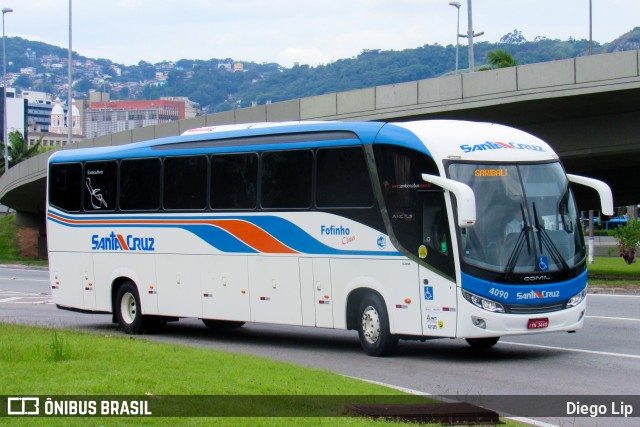 VUSC - Viação União Santa Cruz 4090 na cidade de Florianópolis, Santa Catarina, Brasil, por Diego Lip. Número da foto: #11281428.