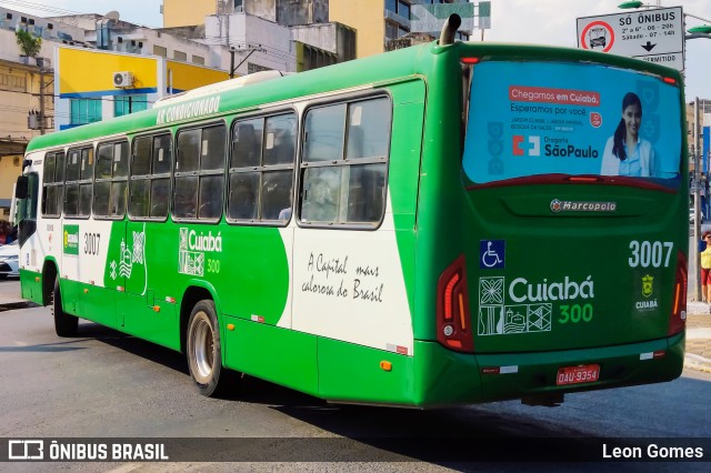 Expresso Caribus Transportes 3007 na cidade de Cuiabá, Mato Grosso, Brasil, por Leon Gomes. Número da foto: #11281003.