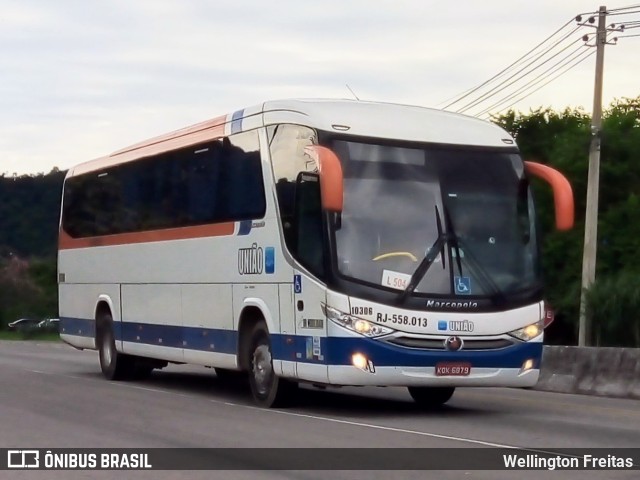 Expresso União RJ 558.013 na cidade de Seropédica, Rio de Janeiro, Brasil, por Wellington Freitas. ID da foto: 11282232.