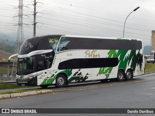 Pet Tur - Rms Transporte e Turismo 3002 na cidade de Aparecida, São Paulo, Brasil, por Danilo Danibus. ID da foto: 11284900.