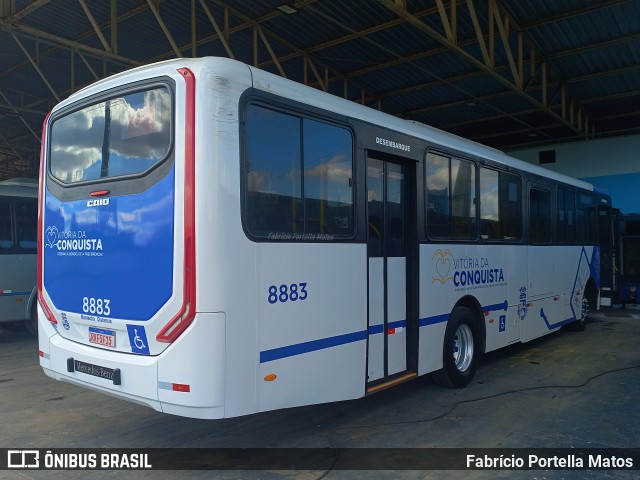 ATT - Atlântico Transportes e Turismo - Vitória da Conquista 8883 na cidade de Vitória da Conquista, Bahia, Brasil, por Fabrício Portella Matos. Número da foto: #11284874.