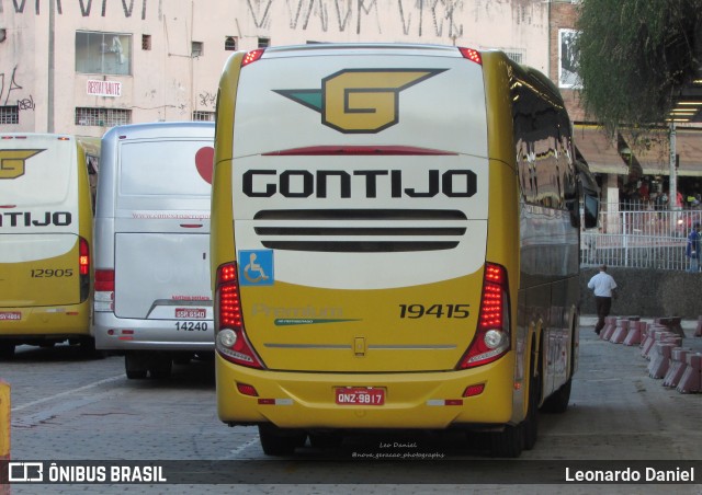 Empresa Gontijo de Transportes 19415 na cidade de Belo Horizonte, Minas Gerais, Brasil, por Leonardo Daniel. Número da foto: #11283644.