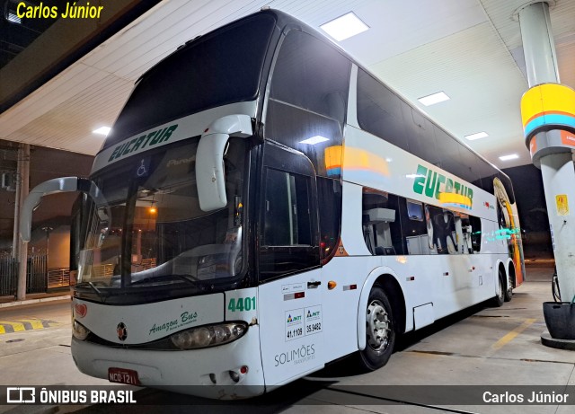 Eucatur - Empresa União Cascavel de Transportes e Turismo 4401 na cidade de Goiânia, Goiás, Brasil, por Carlos Júnior. ID da foto: 11283540.