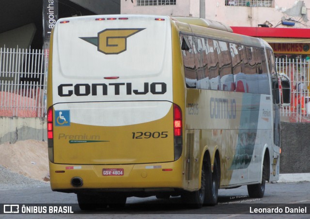 Empresa Gontijo de Transportes 12905 na cidade de Belo Horizonte, Minas Gerais, Brasil, por Leonardo Daniel. ID da foto: 11283651.