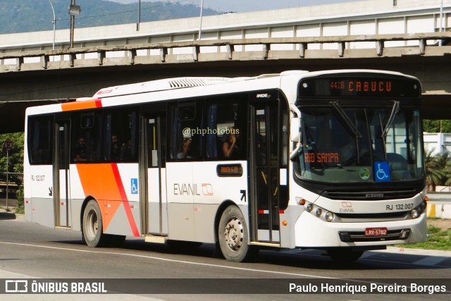 Evanil Transportes e Turismo RJ 132.007 na cidade de Rio de Janeiro, Rio de Janeiro, Brasil, por Paulo Henrique Pereira Borges. Número da foto: #11284071.