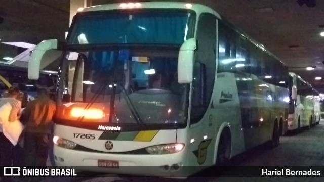 Empresa Gontijo de Transportes 17265 na cidade de Belo Horizonte, Minas Gerais, Brasil, por Hariel Bernades. Número da foto: #11283072.