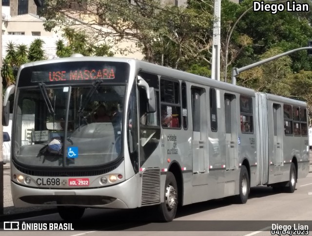 Auto Viação Santo Antônio CL698 na cidade de Curitiba, Paraná, Brasil, por Diego Lian. ID da foto: 11282899.