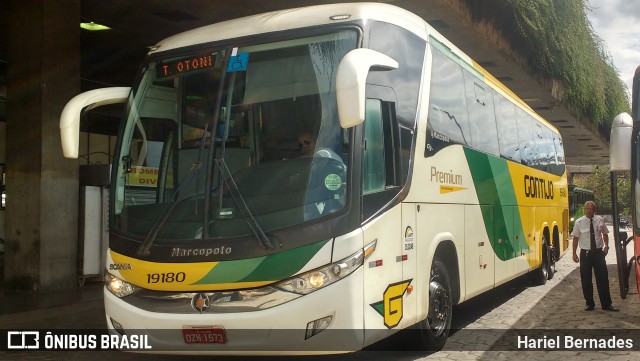 Empresa Gontijo de Transportes 19180 na cidade de Belo Horizonte, Minas Gerais, Brasil, por Hariel Bernades. ID da foto: 11283019.