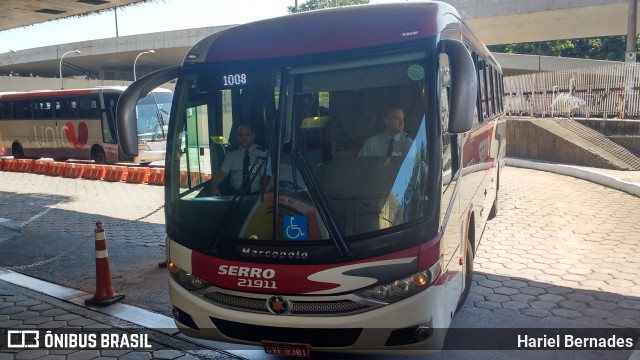 Viação Serro 21911 na cidade de Belo Horizonte, Minas Gerais, Brasil, por Hariel Bernades. ID da foto: 11283025.