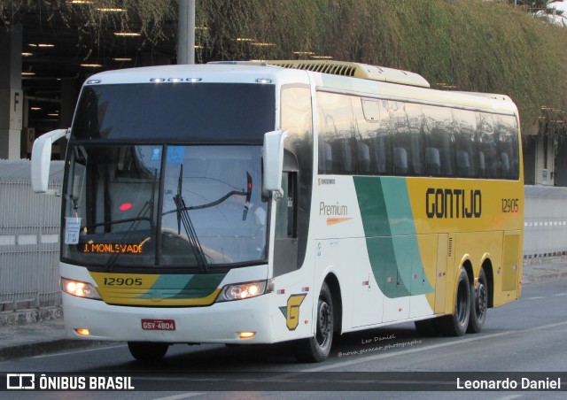 Empresa Gontijo de Transportes 12905 na cidade de Belo Horizonte, Minas Gerais, Brasil, por Leonardo Daniel. ID da foto: 11283632.