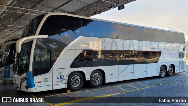 Auto Viação Catarinense 321316 na cidade de Balneário Camboriú, Santa Catarina, Brasil, por Fábio Paixão. Número da foto: #11284689.