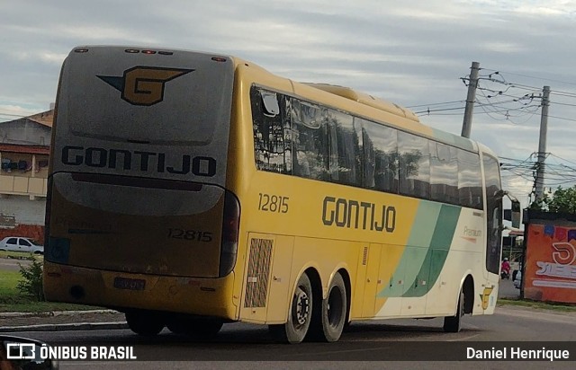 Empresa Gontijo de Transportes 12815 na cidade de Paulo Afonso, Bahia, Brasil, por Daniel Henrique. ID da foto: 11283268.