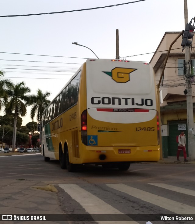 Empresa Gontijo de Transportes 12485 na cidade de Governador Valadares, Minas Gerais, Brasil, por Wilton Roberto. ID da foto: 11285104.