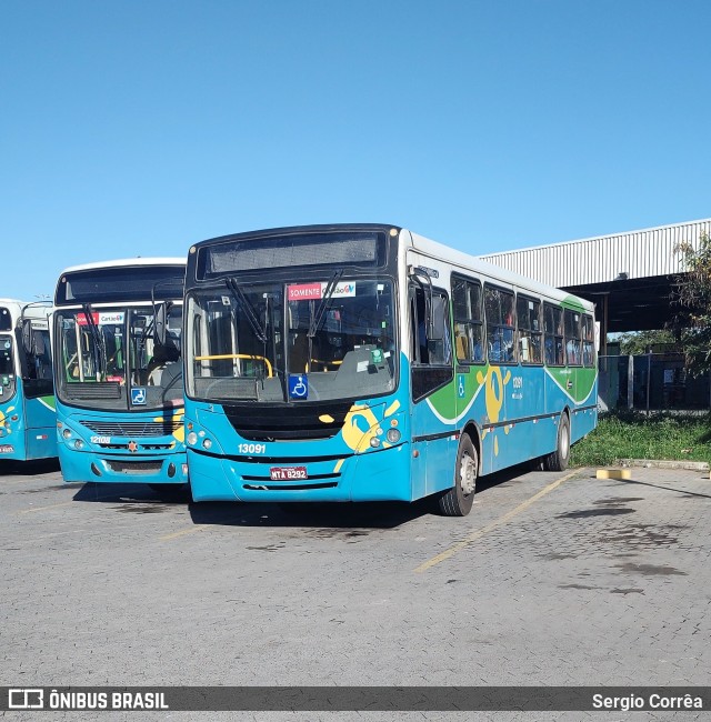 Vereda Transporte Ltda. 13091 na cidade de Vila Velha, Espírito Santo, Brasil, por Sergio Corrêa. Número da foto: #11284953.