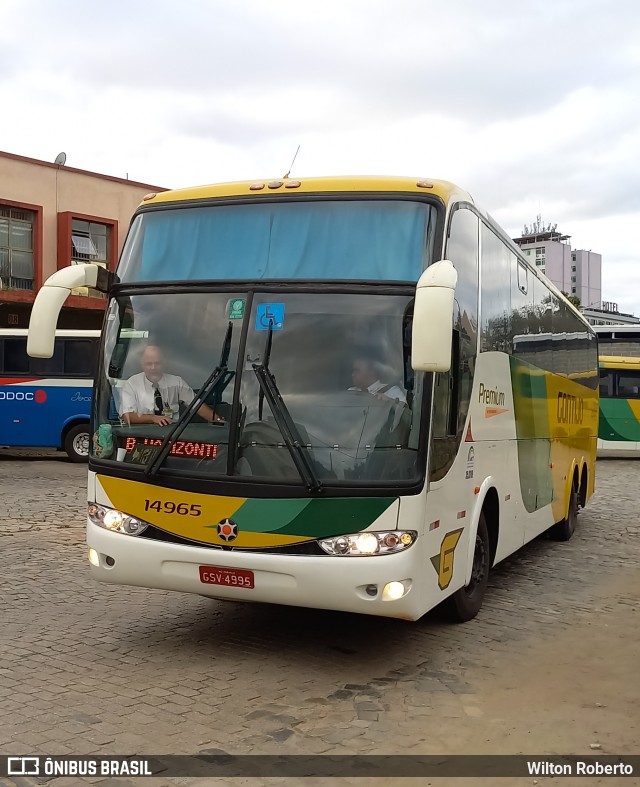 Empresa Gontijo de Transportes 14965 na cidade de Governador Valadares, Minas Gerais, Brasil, por Wilton Roberto. Número da foto: #11283825.