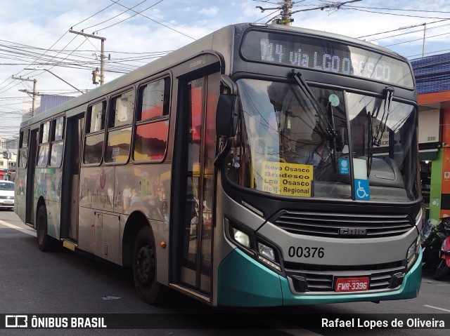 Auto Viação Urubupungá 00376 na cidade de Osasco, São Paulo, Brasil, por Rafael Lopes de Oliveira. ID da foto: 11287444.