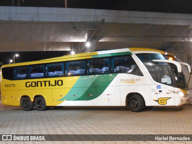 Empresa Gontijo de Transportes 19375 na cidade de Belo Horizonte, Minas Gerais, Brasil, por Hariel Bernades. ID da foto: 11285229.