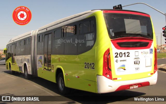 Itajaí Transportes Coletivos 2012 na cidade de Campinas, São Paulo, Brasil, por Wellington Lima. Número da foto: #11288410.