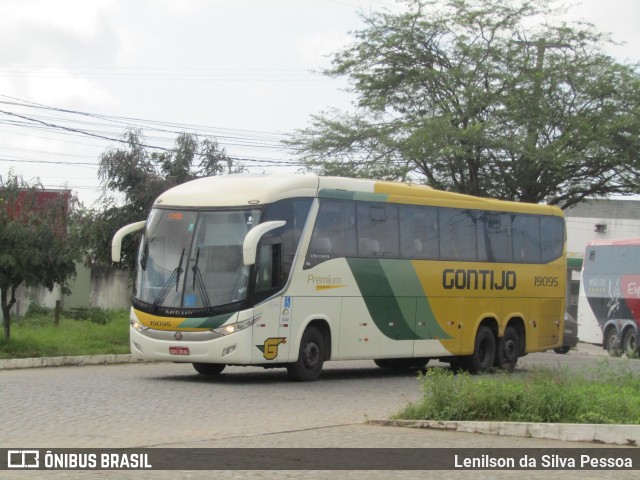 Empresa Gontijo de Transportes 19095 na cidade de Caruaru, Pernambuco, Brasil, por Lenilson da Silva Pessoa. ID da foto: 11286148.