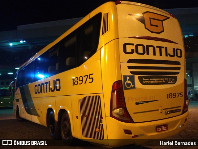 Empresa Gontijo de Transportes 18975 na cidade de Belo Horizonte, Minas Gerais, Brasil, por Hariel Bernades. ID da foto: 11286635.