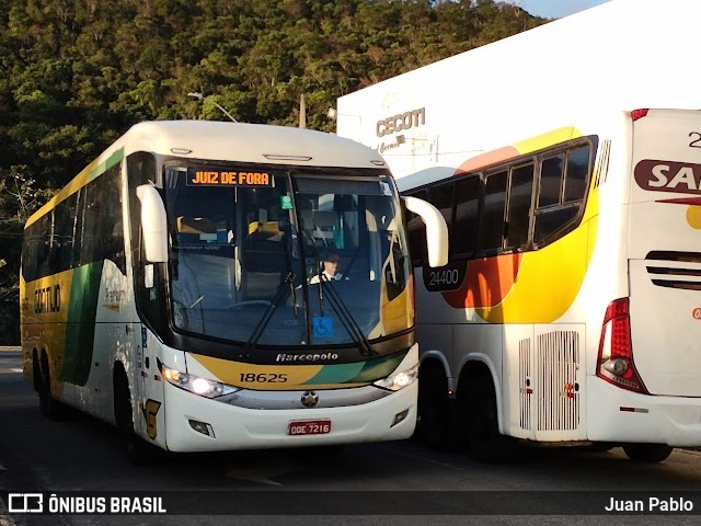 Empresa Gontijo de Transportes 18625 na cidade de Juiz de Fora, Minas Gerais, Brasil, por Juan Pablo. ID da foto: 11286377.