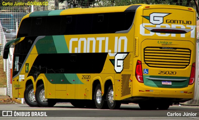 Empresa Gontijo de Transportes 25020 na cidade de Goiânia, Goiás, Brasil, por Carlos Júnior. Número da foto: #11286632.