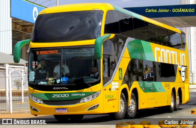Empresa Gontijo de Transportes 25020 na cidade de Goiânia, Goiás, Brasil, por Carlos Júnior. Número da foto: #11286637.
