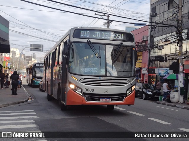 Viação Osasco 0880 na cidade de Osasco, São Paulo, Brasil, por Rafael Lopes de Oliveira. Número da foto: #11285838.