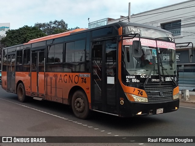 Magno - Línea 12 74 na cidade de San Lorenzo, Central, Paraguai, por Raul Fontan Douglas. Número da foto: #11286416.