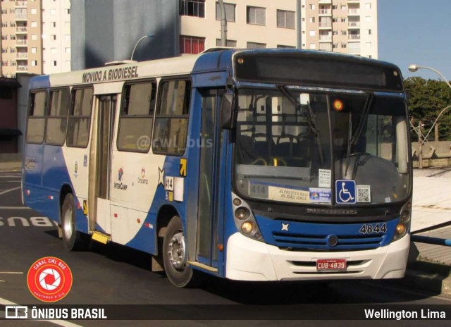 Onicamp Transporte Coletivo 4844 na cidade de Campinas, São Paulo, Brasil, por Wellington Lima. Número da foto: #11288382.
