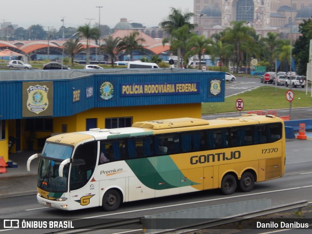 Empresa Gontijo de Transportes 17370 na cidade de Aparecida, São Paulo, Brasil, por Danilo Danibus. ID da foto: 11288337.