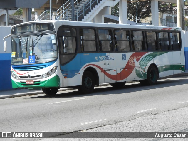 Expresso São Francisco 06.53 na cidade de Nilópolis, Rio de Janeiro, Brasil, por Augusto César. ID da foto: 11285251.