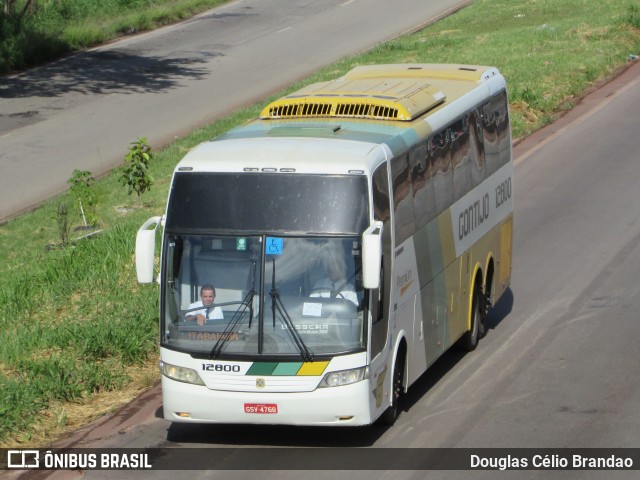 Empresa Gontijo de Transportes 12800 na cidade de Belo Horizonte, Minas Gerais, Brasil, por Douglas Célio Brandao. ID da foto: 11287764.