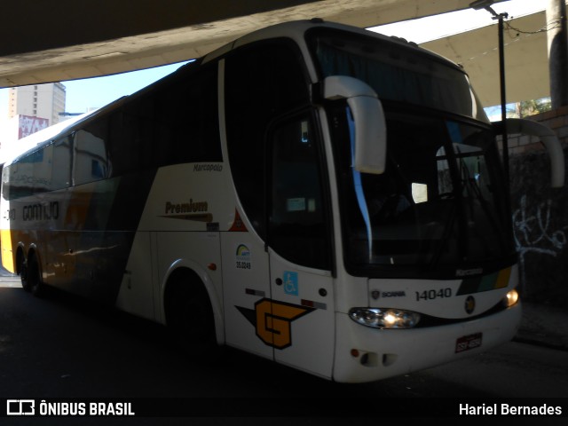 Empresa Gontijo de Transportes 14040 na cidade de Belo Horizonte, Minas Gerais, Brasil, por Hariel Bernades. Número da foto: #11285223.