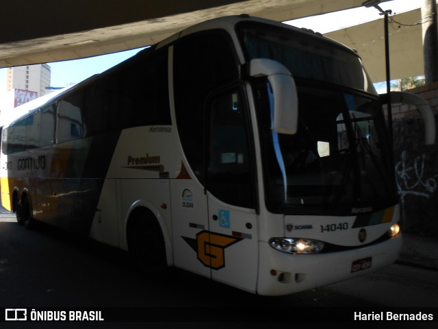 Empresa Gontijo de Transportes 14040 na cidade de Belo Horizonte, Minas Gerais, Brasil, por Hariel Bernades. ID da foto: 11285223.