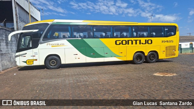 Empresa Gontijo de Transportes 19485 na cidade de Uberlândia, Minas Gerais, Brasil, por Gian Lucas  Santana Zardo. ID da foto: 11285890.