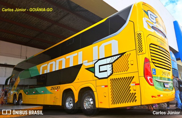 Empresa Gontijo de Transportes 25020 na cidade de Goiânia, Goiás, Brasil, por Carlos Júnior. Número da foto: #11286630.