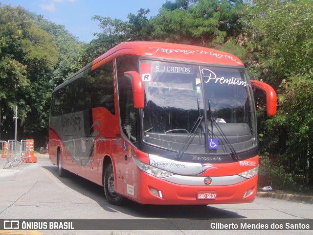 Empresa de Ônibus Pássaro Marron 5932 na cidade de São Paulo, São Paulo, Brasil, por Gilberto Mendes dos Santos. ID da foto: 11288519.