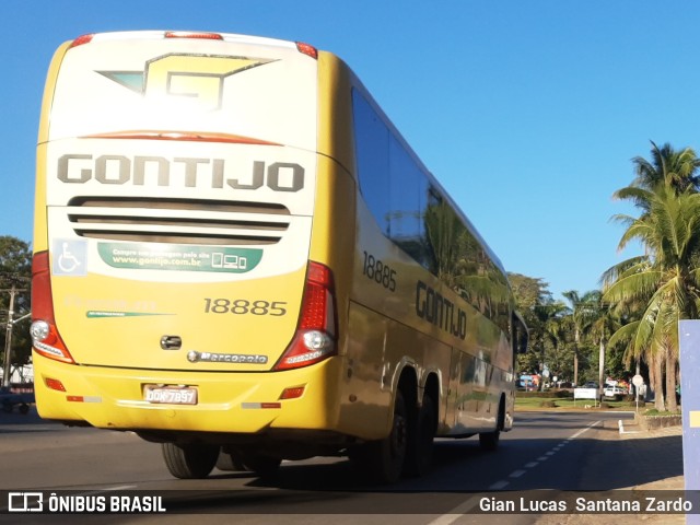 Empresa Gontijo de Transportes 18885 na cidade de Ji-Paraná, Rondônia, Brasil, por Gian Lucas  Santana Zardo. ID da foto: 11288956.