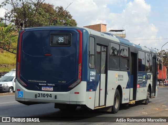 Independência > Trans Oeste Transportes 31094 na cidade de Belo Horizonte, Minas Gerais, Brasil, por Adão Raimundo Marcelino. ID da foto: 11290892.