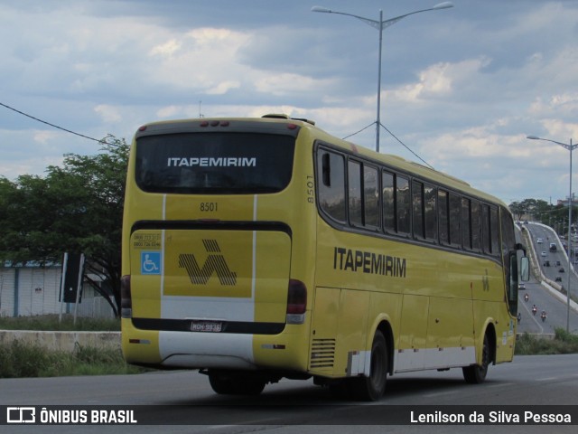 Viação Itapemirim 8501 na cidade de Caruaru, Pernambuco, Brasil, por Lenilson da Silva Pessoa. ID da foto: 11289989.