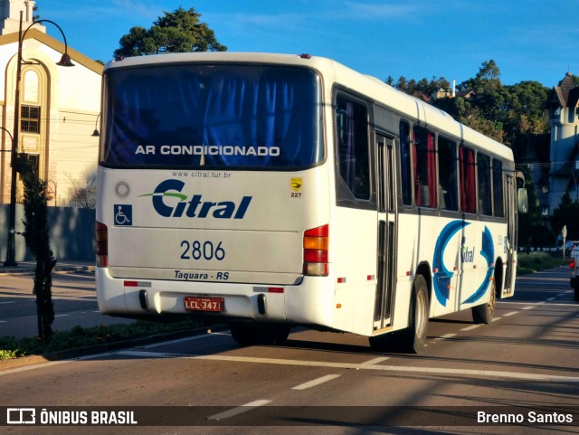 Citral Transporte e Turismo 2806 na cidade de Gramado, Rio Grande do Sul, Brasil, por Brenno Santos. ID da foto: 11290214.