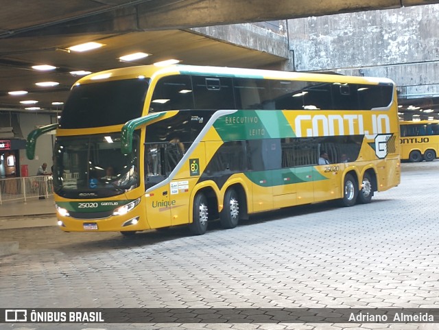 Empresa Gontijo de Transportes 25020 na cidade de Belo Horizonte, Minas Gerais, Brasil, por Adriano  Almeida. ID da foto: 11288600.